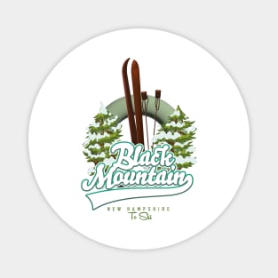 Black Mountain New Hampshire Ski logo Magnet